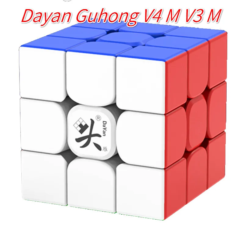 

Dayan Guhong V4 M V3 M Magnetic 3*3 Cube Cubo Magico 3x3x3 Magnetic Educational Toy Gifts for New Years Guhong V4 M