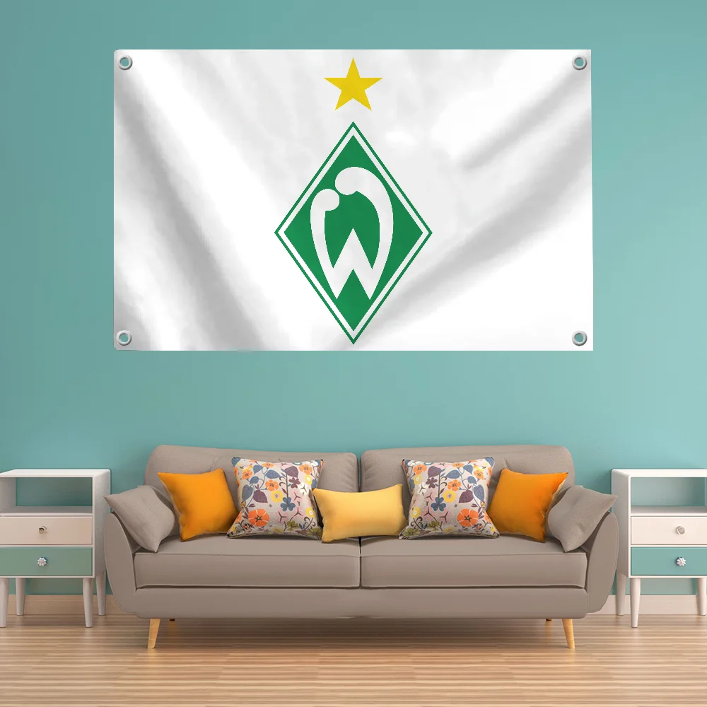 Женский флаг гордости полиэстер Sportsverein Werder B-bremen fc баннер для комнат декоративный