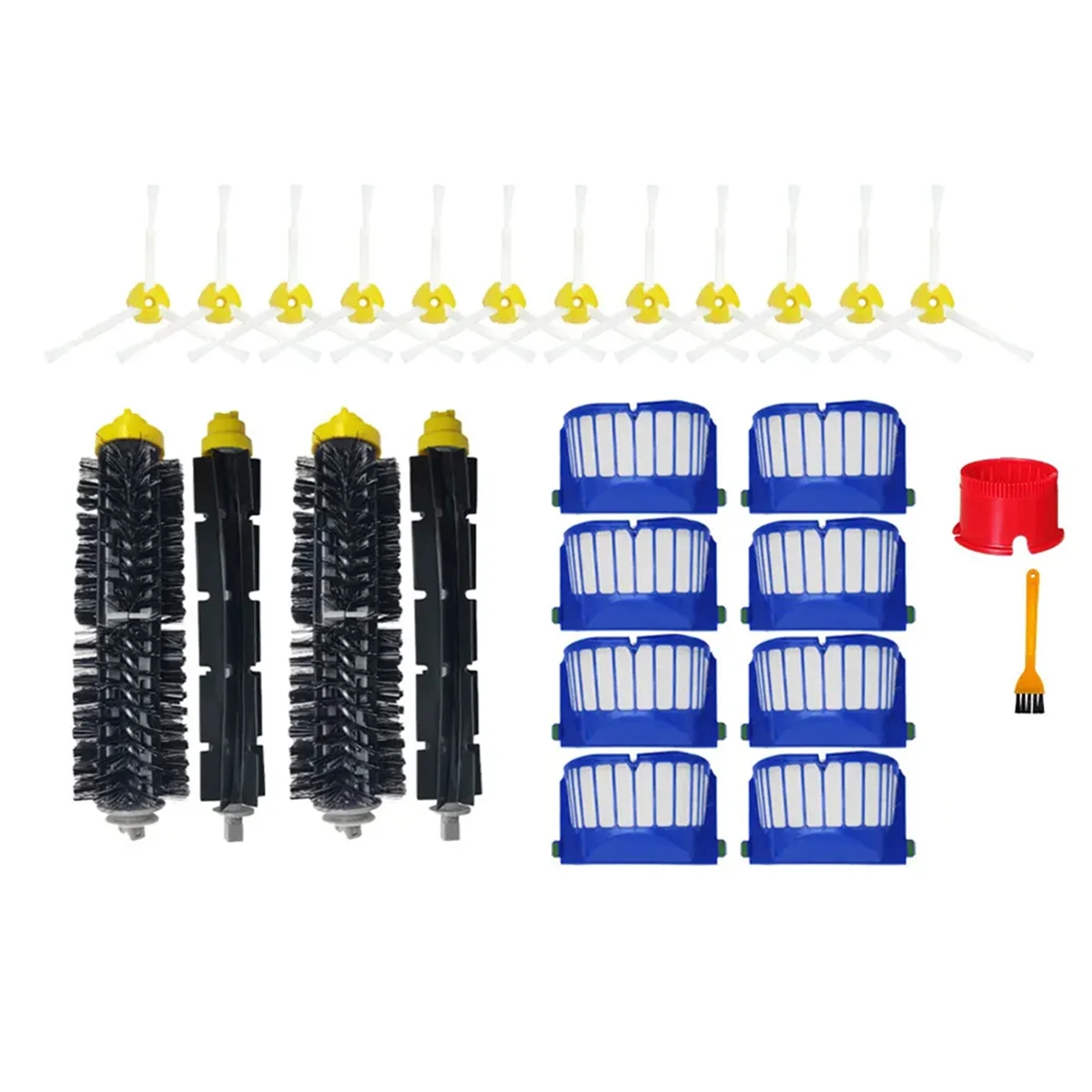 Для IRobot Roomba Serie 600 605 614 620 660 630 631 650 651 655 671 680 691 692 694 697 698 585 Запчасти Щетка для фильтра