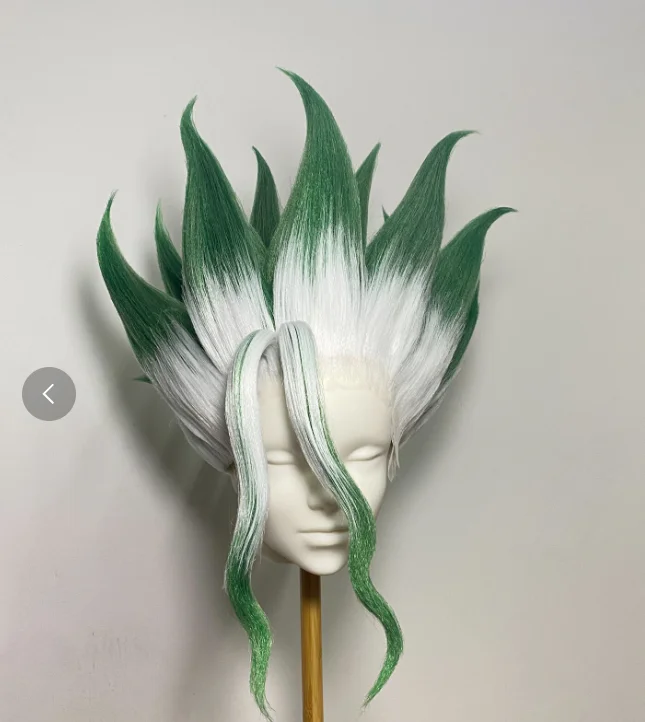 Парик для косплея Ирелии Х Сенку из Dr.STONE, предварительно уложенный, от H Store (art.: 3920da606aef6) - 3920da606aef6
