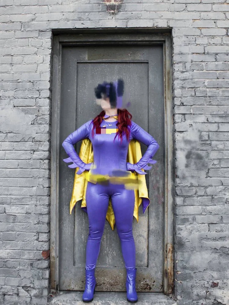 Женский костюм супергероев DC для косплея шпиона на Хэллоуин накидка из