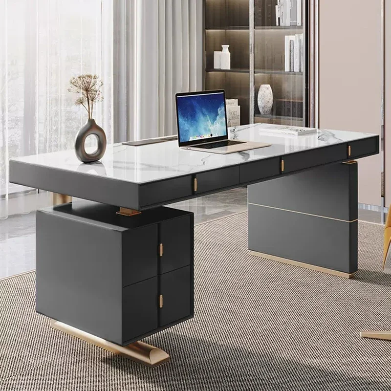 Угловой офисный стол многофункциональный учебный компьютер письменная рабочая