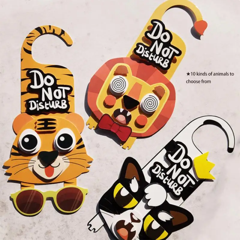 

Детские игрушки ручной работы, мультяшное трехмерное креативное украшение, дверь, подвеска, искусство «сделай сам», игровая наклейка, матер...