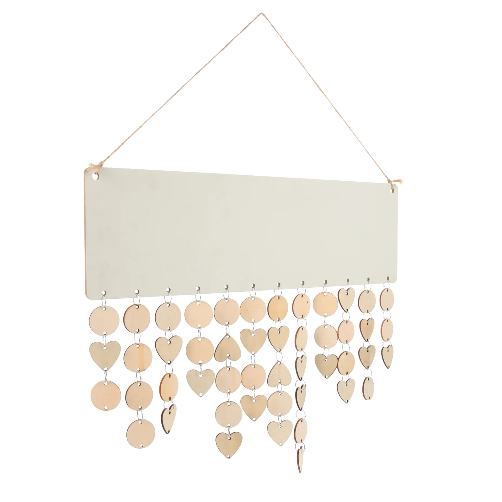 

Wooden Birthday Calendar, Blank Hanging Calendar for DIY Crafts