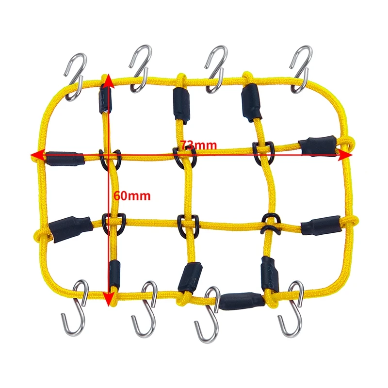 Elastic Luggage Net With Hook For Axial SCX24 AXI00001 AXI00002 AXI00005 AXI90081 1/24 RC Crawler Car Upgrade Parts