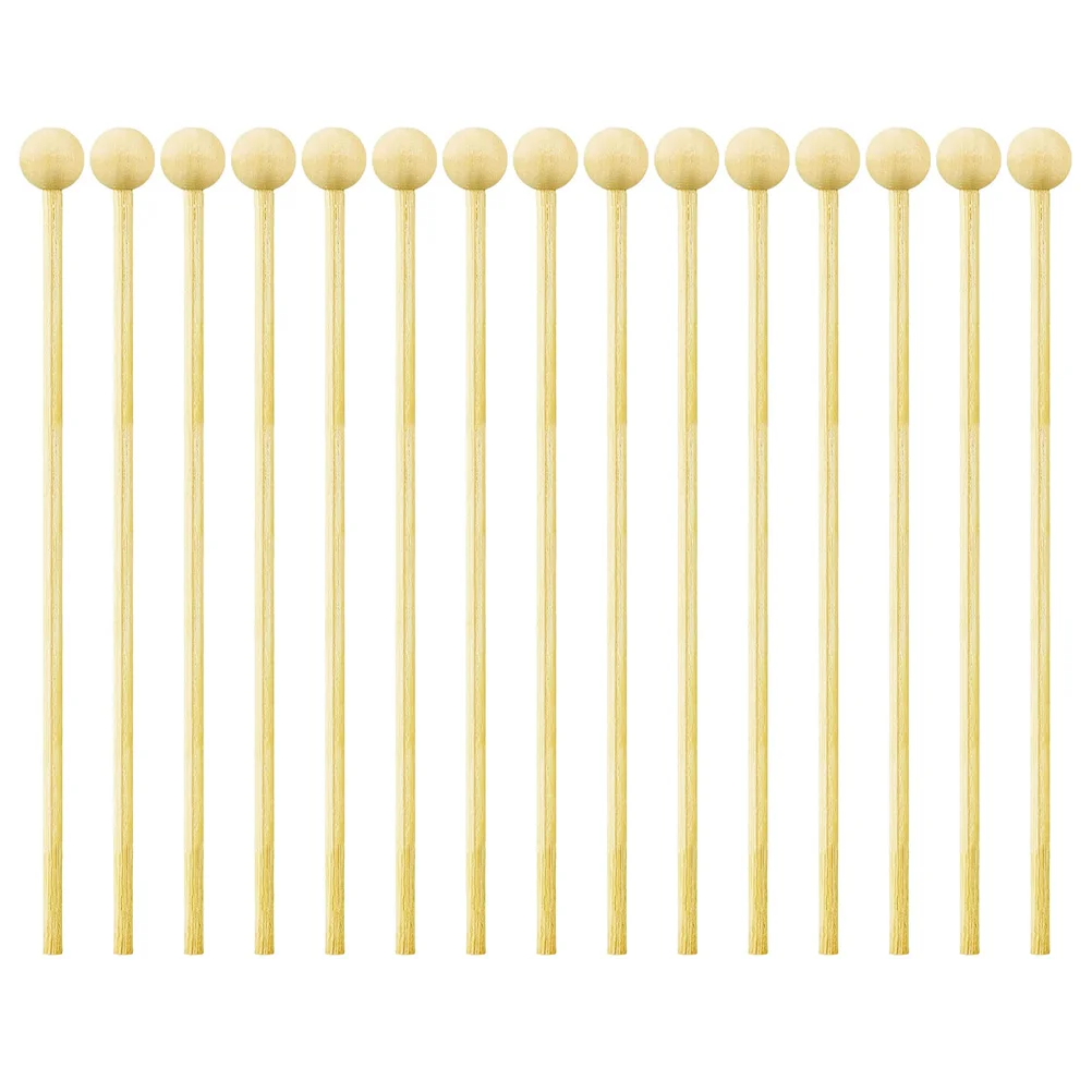 

50 Pcs Candied Haws Sticks Chocolate Cake DIY Bar Tools Candy Making Bars Wooden Lollipop Stirring Rods Household