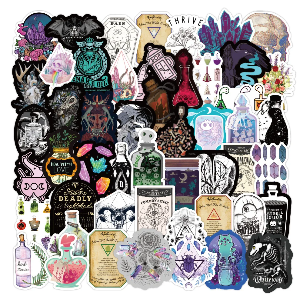 

10/50Pcs/set Pharmacist Stickers For Kids Toy Bicycle Motorcycle Skateboard Laptop Waterproof DIY Decals