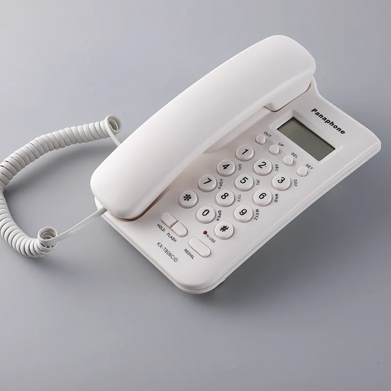 

Corded Caller ID Phone Basic Wired Landline Telephone With Hold Flash Redial Cheap Office Telephone for Business Home Hote Phone