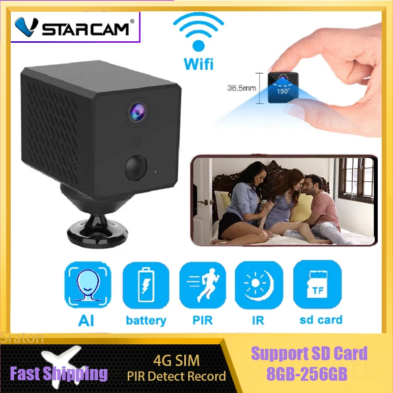 

New Vstarcam 1080P Mini Camera CB71 Rechargeable Battery IP Camera Security Surveillance Camera Wifi Camera & DV Recorder 2 In 1