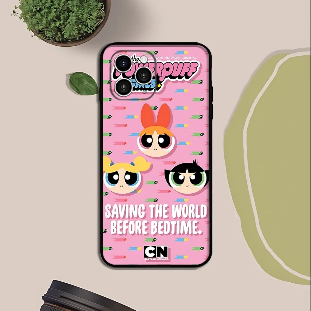 P-powerfulS-G-girls чехол для телефона Iphone 16 15 11 13 14 Pro Max 7 8 Plus X Xr Xs 12mini