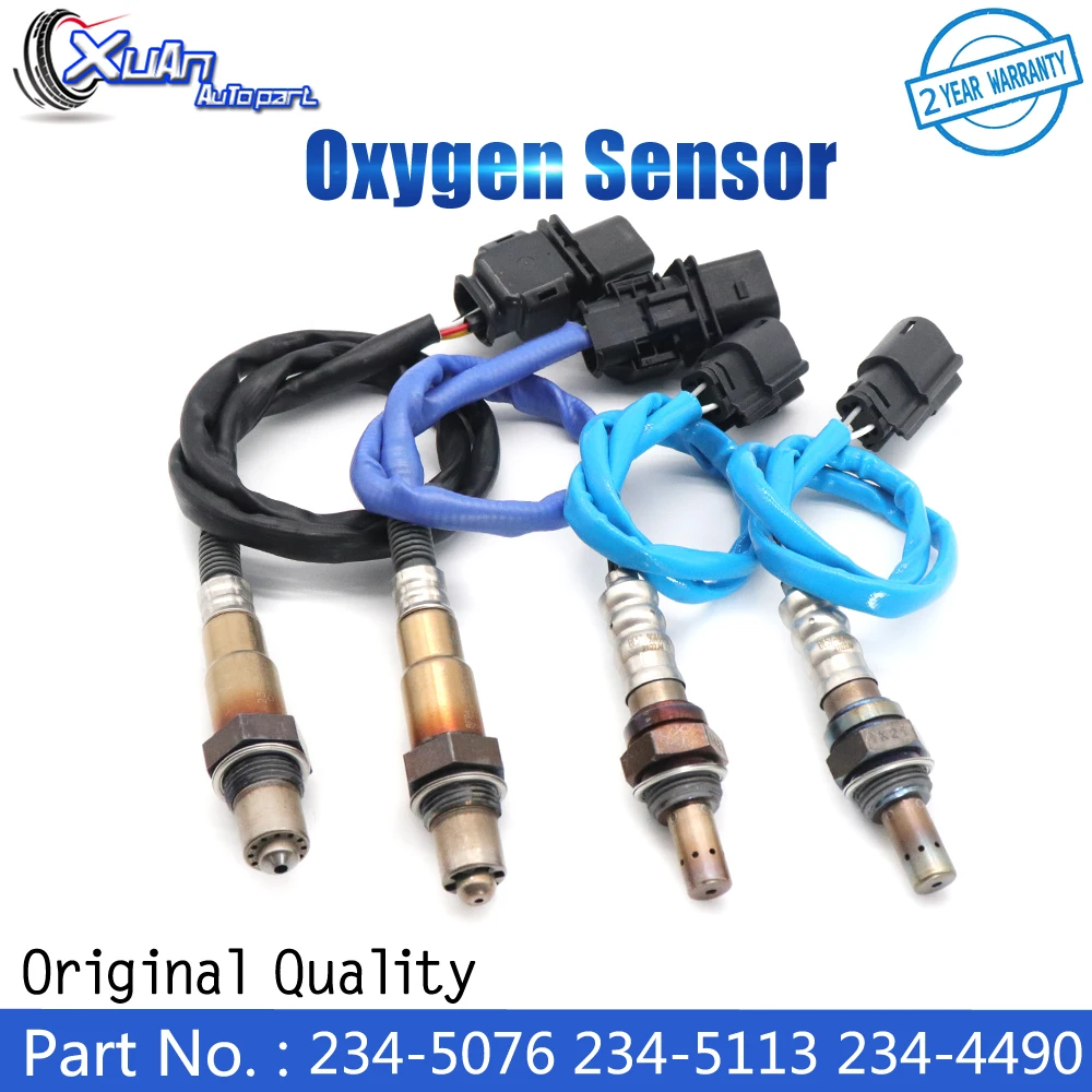 

XUAN Front Rear Air Fuel Ratio Lambda O2 Oxygen Sensor 234-5076 234-5113 234-4490 for For Ford F-150 3.5L Turbocharged 2011-2014