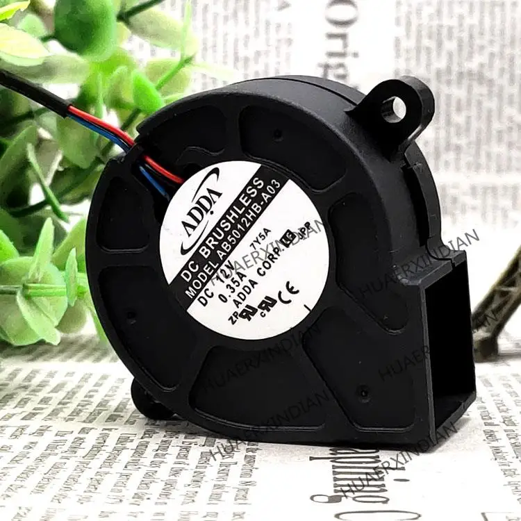 

New AB5012HB-A03 5CM 5025 12V 0.35A Cooling Fan Assembly Kit