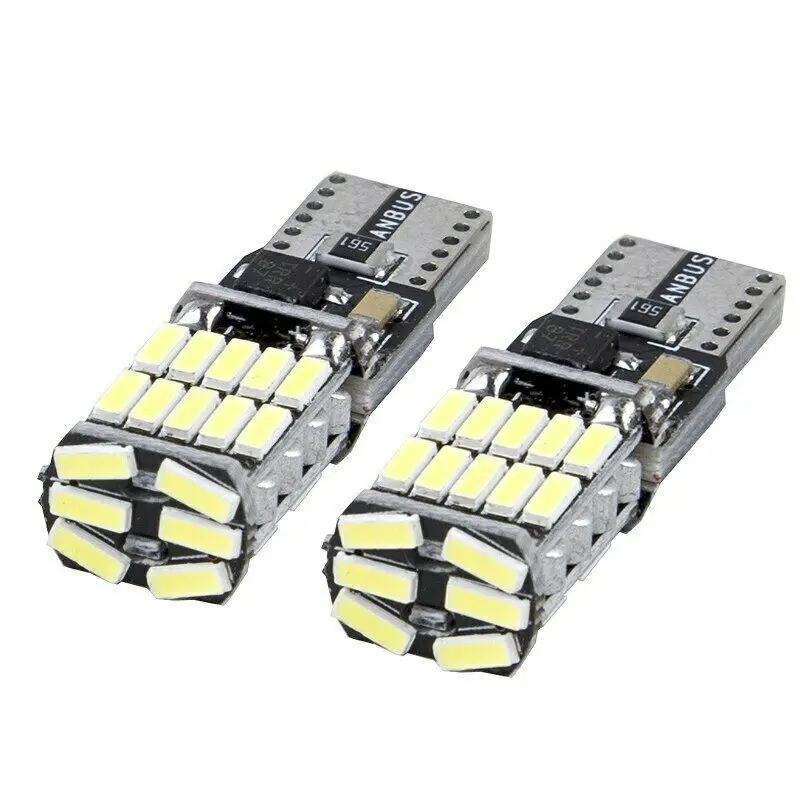 

1000 шт., T10 w5w canbus 4014 26 SMD светильник Внутреннее освещение 194 детской ламсветильник, купольная лампа без ошибок 12 В 501 K