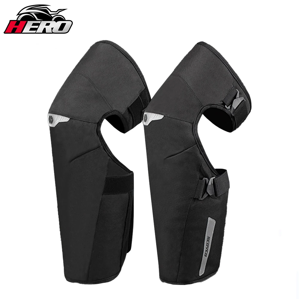 Motorcycle Knee High Elasticity Moto Motocross Knee Pads Motorcycle MTB Warmth Equipment Leg Protection Against The Wind