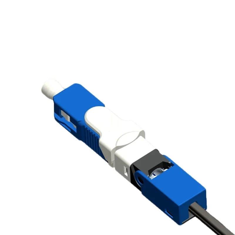 FTTH ESC250D SC APC and SC UPC Single-Mode Fiber Optic Quick Connector FTTH SM Optic Fast Connector