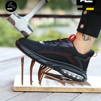 men luxury fashion safety running shoes outdoor work lightweight anti smashing non slip indestructible hiking shoes