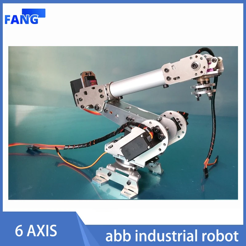 6-axis Robotic Arm Abb Industrial Robot Arm Model Multi-Dof Manipulator Claw Gripper with 6pcs MG996R for Arduino DIY Project