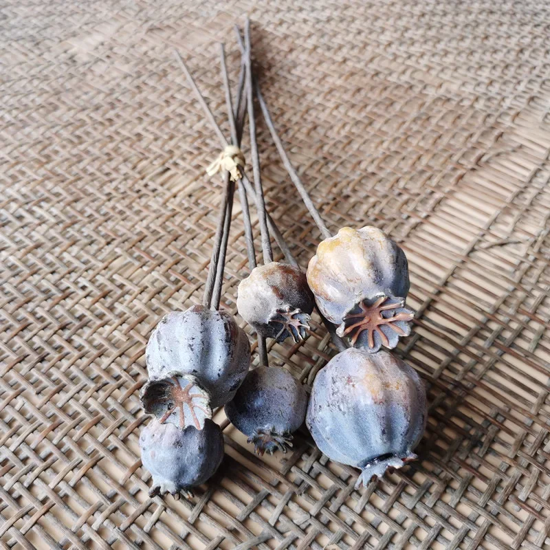 

Искусственные маковые фруктовые орехи, букет из 6 штук