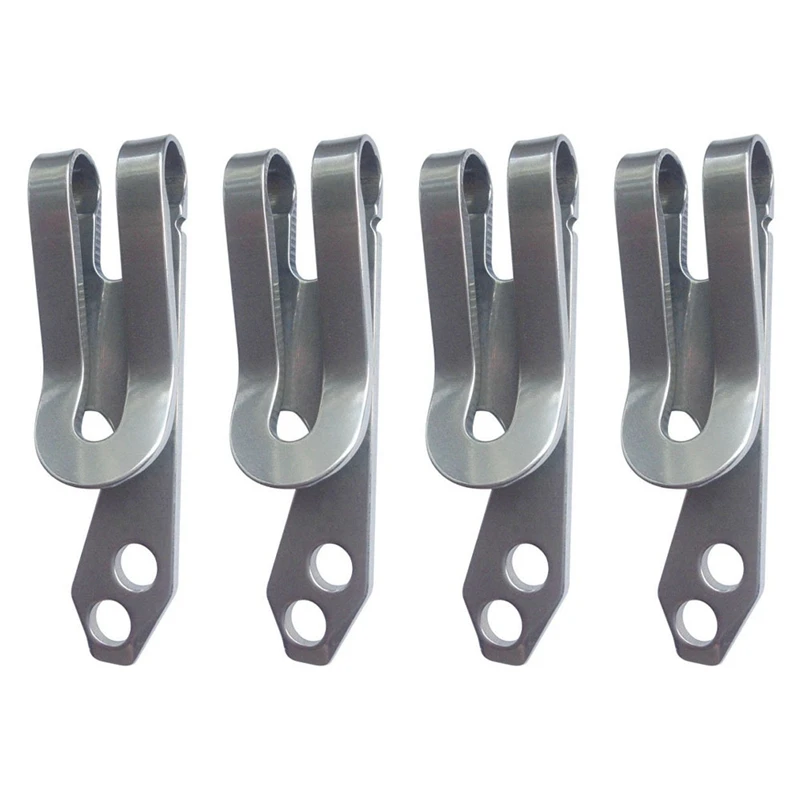 

4X Stainless Steel EDC Multifunction Tool Belt Key Chain Clip Bottle Opener