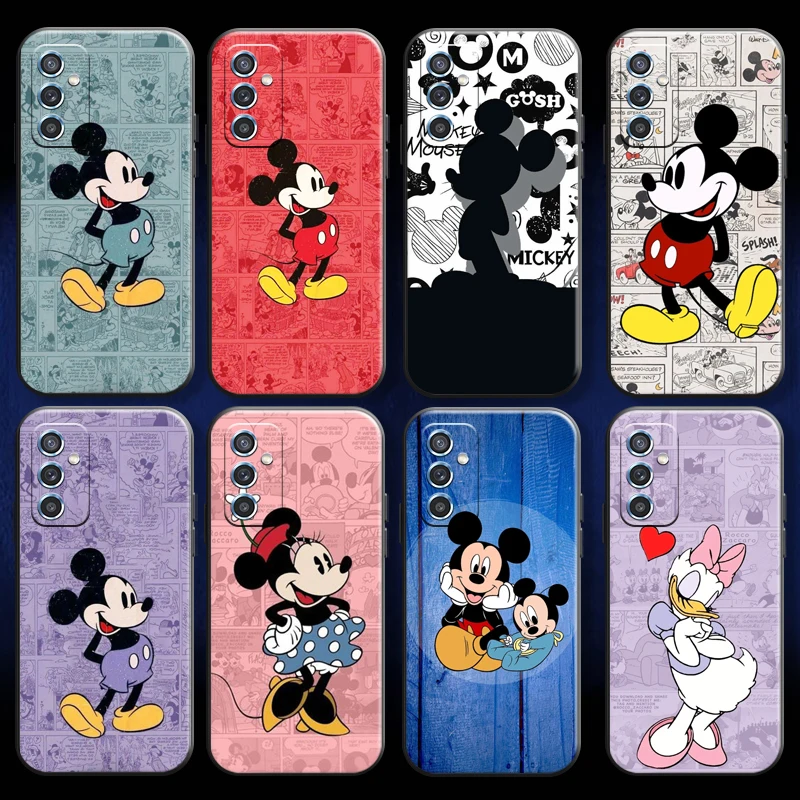 

Bandai Mickey Minnie For Xiaomi Mi 11 Lite POCO X3 Pro GT NFC M3 Pro Phone Case Soft Coque Funda Liquid Silicon Back