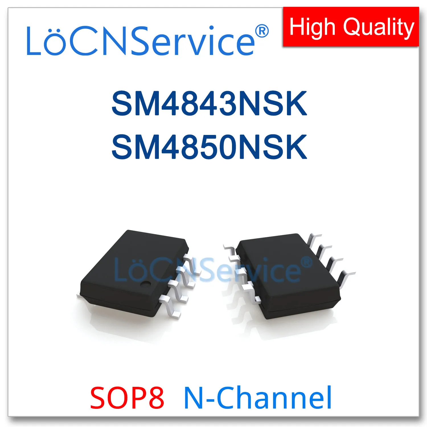 

LoCNService 50 шт. 500 шт. SOP8 SM4843NSK SM4850NSK N-CHANNEL высокое качество