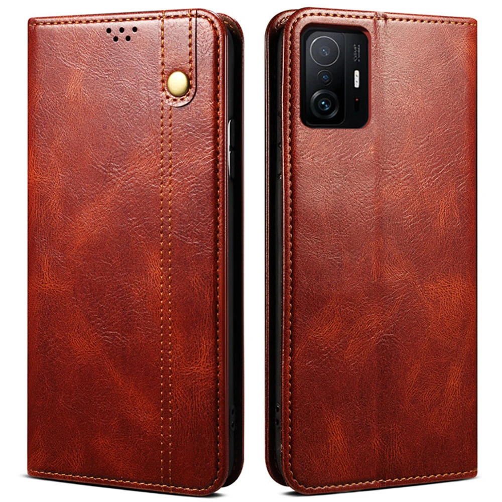 

11T 12S Pro 5G Leather Texture Magnetic Cover for Xiaomi 11T Pro Flip Case Xiaomi 12X 12 Lite Wallet Case Mi 11 Lite 12S Ultra