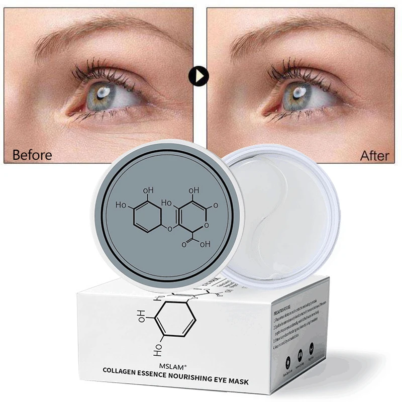 

MSLAM Collagen Remove Dark Circles Eye Mask Removal Wrinkles Eye Bags Hyaluronic Acid Moisturizing Nourish Firming Eye Patches