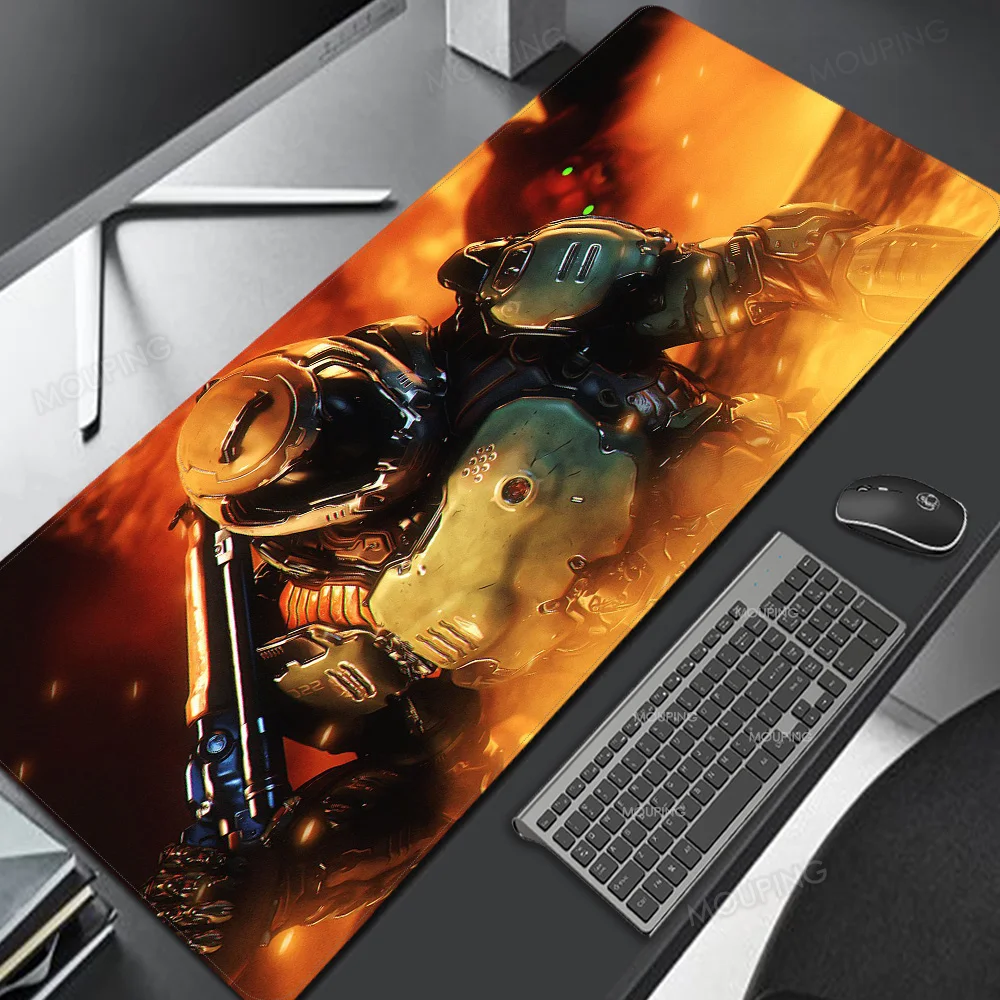 

Doom Slayer Xxl Mouse Carpet Mause Pad Landscape Keyboard Pads Office Accessories Aesthetic Pc Mouse Pad Rubber Pads Game Mats