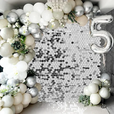 Блестящая стеновая панель 30x30 см