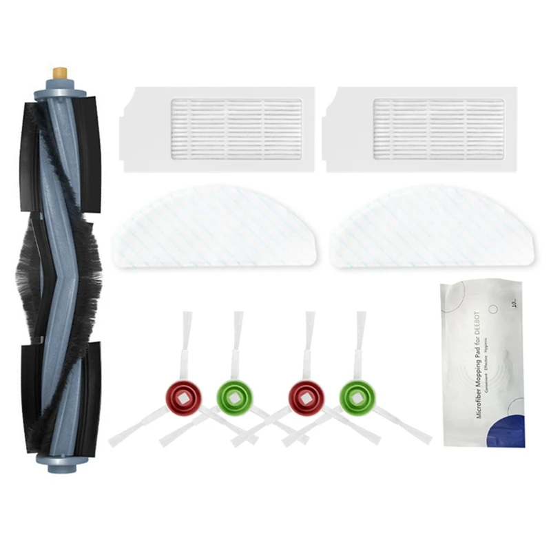 

Replacement For ECOVACS DEEBOT T10/T10 TURBO Robot Vacuum Cleaner Spare Parts Accessories Main Side Brush Hepa Filter