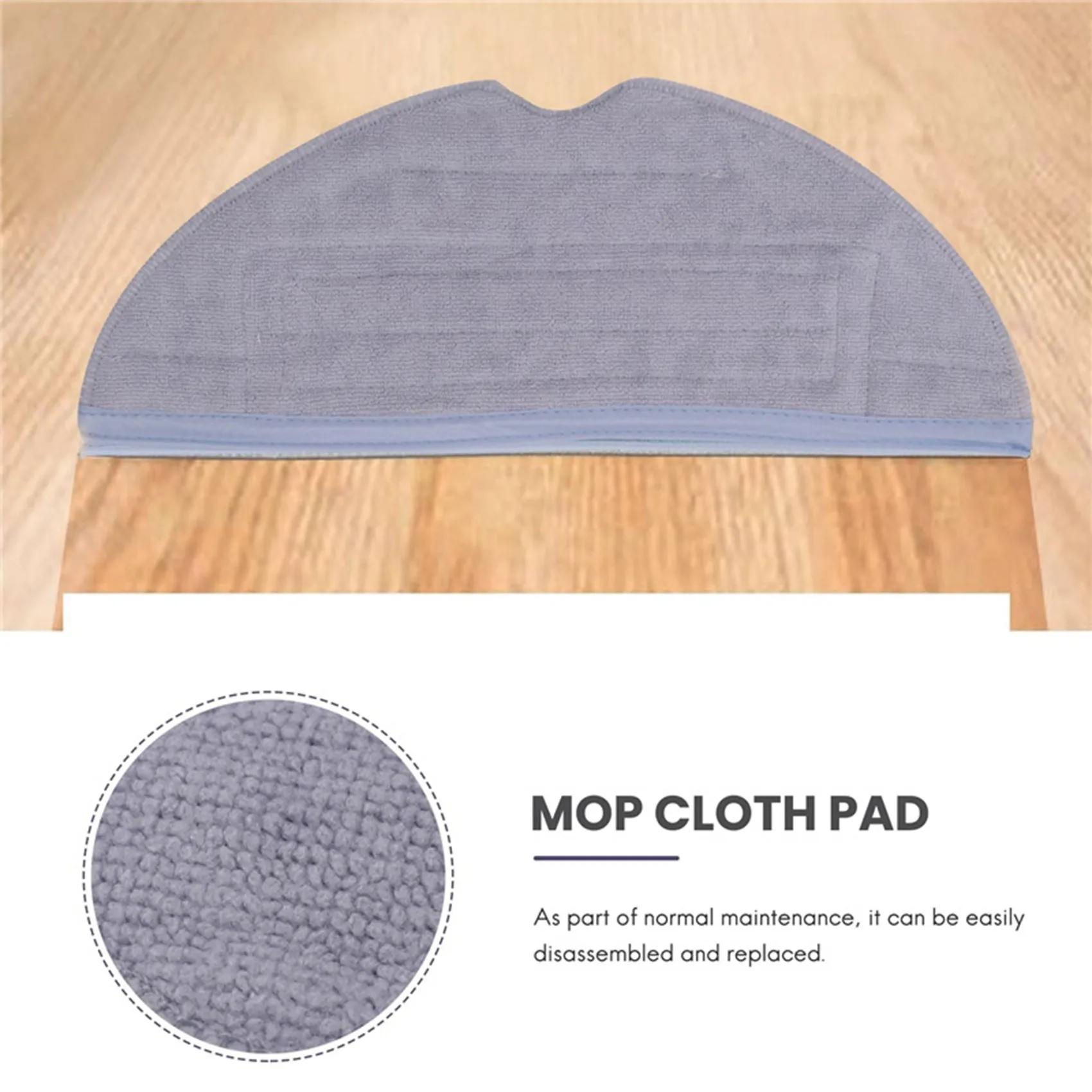 

10 Pcs Mop Cloth Pads Replacement for Xiaomi Roborock S7 T7S T7 Plus Vacuum Cleaner Parts Microfiber Soft Pad