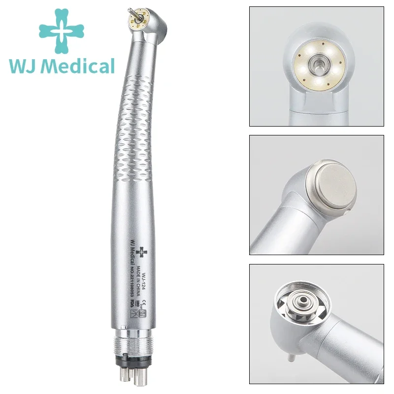 Стоматологический светодиодный кнопочный высокоскоростной наконечник