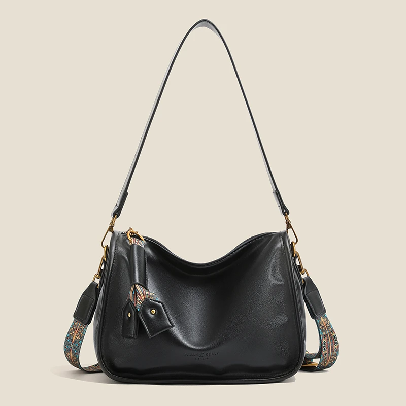 

Women's Leather Strap Shoulder Bag Pillow Crossbody Bag Luxury Designer Handbag Famous Brand Ladies Casual Totes Free Shipping