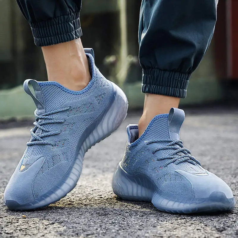 

Вязаная спортивная обувь, мужские Самые удобные новые мужские кроссовки для бега, Лидер продаж, спортивная обувь для мужчин, треккинговые к...