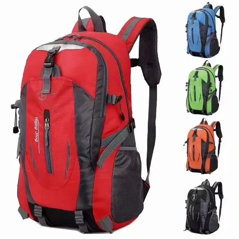 40 L hiking bag, outdoor survival bag, waterproof large capacity travel bag, backpack, men's bag, travel and cycling sports bag