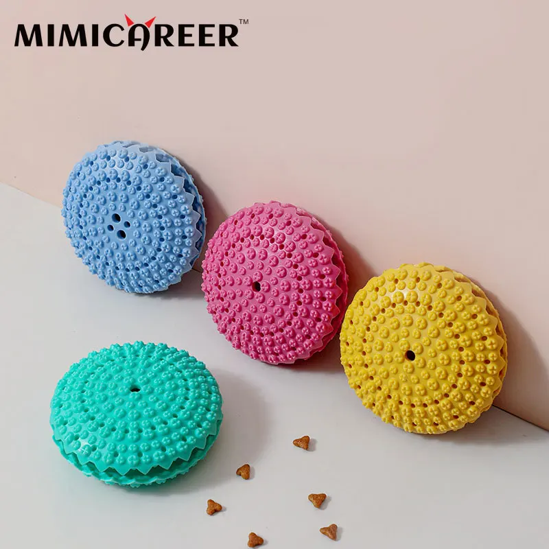 

Dog Leaking Food Ball Toy Fun Relieve Boredom Cleaning Teeth Gnaw-Bite Toy Leaking Food Devices Cat Dog Toy Interactive Toys
