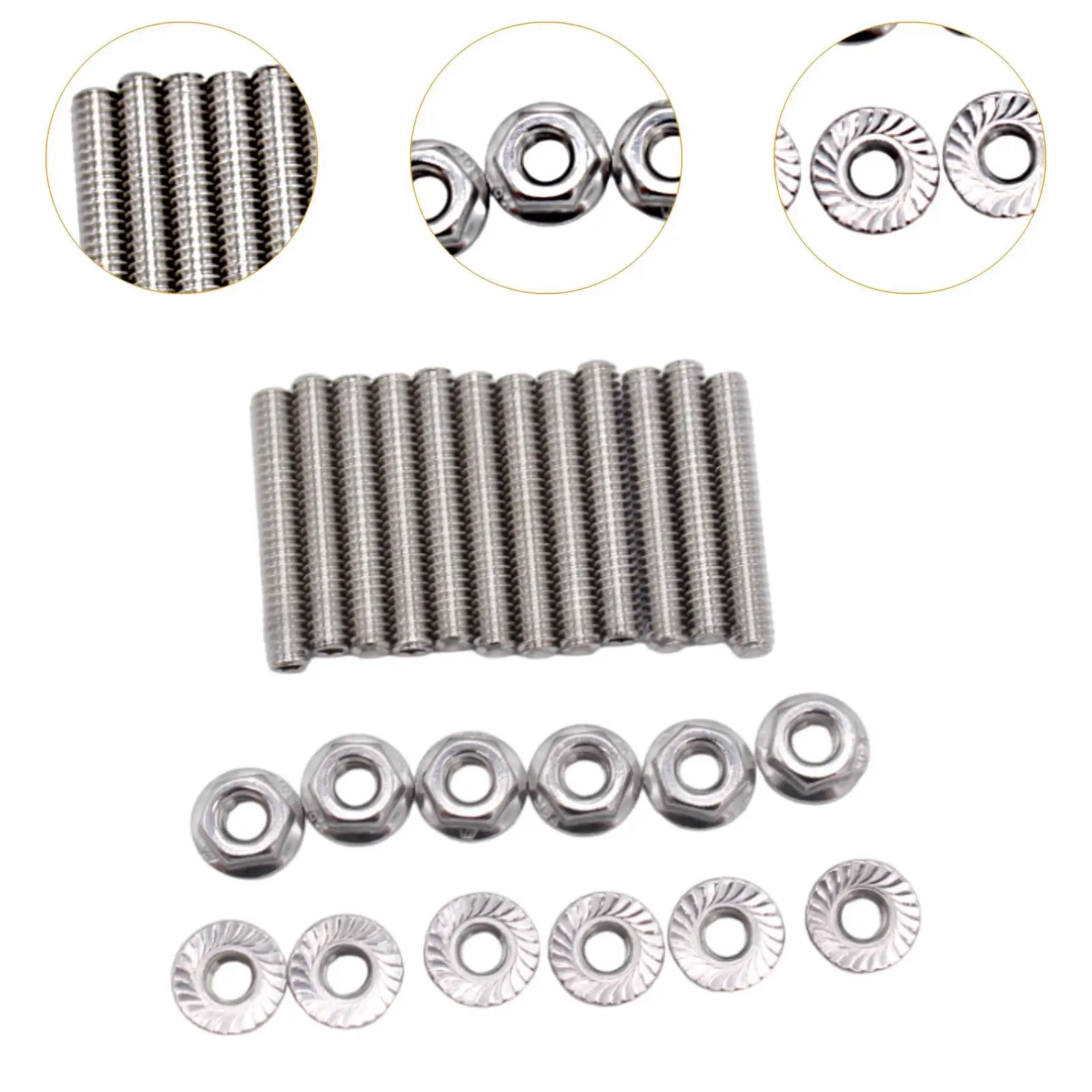 Комплект болтов шпилек крышки клапана запасные части из нержавеющей стали легко