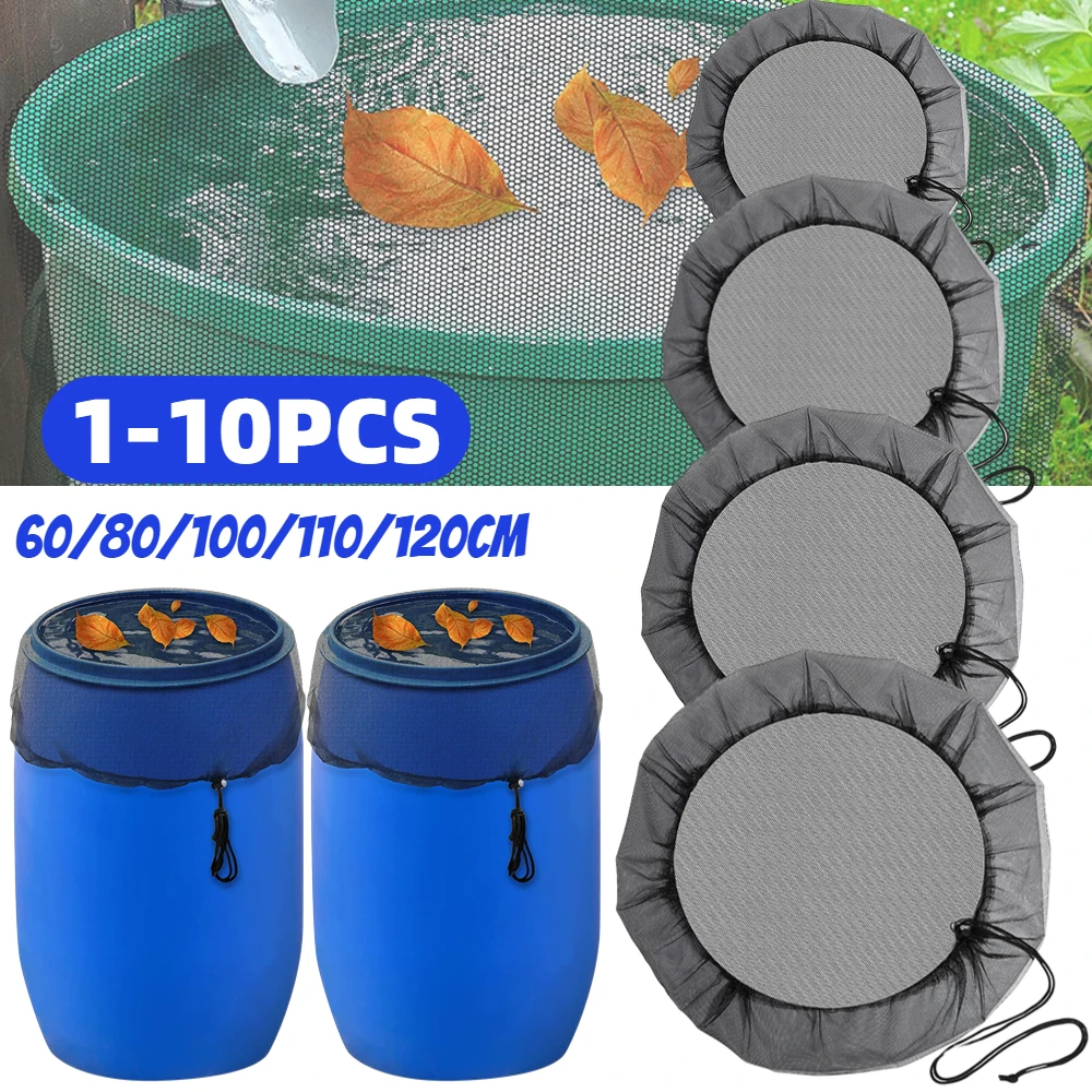 

Water Collection Buckets Mesh Cover Rain Barrels Filter Mesh Outdoor Tank Rain Protection Lid Anti-insect Netting Garden Supplie
