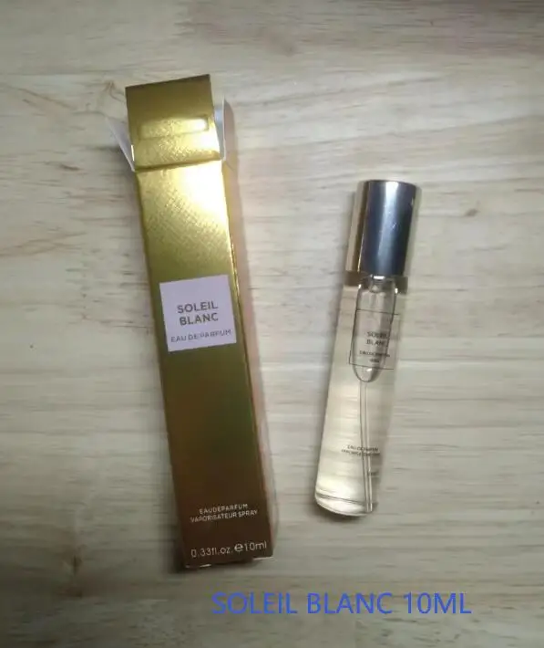 

top quality brand mini perfume tester soleil blanc floral long lasting natural taste with atomizer for men fragrances