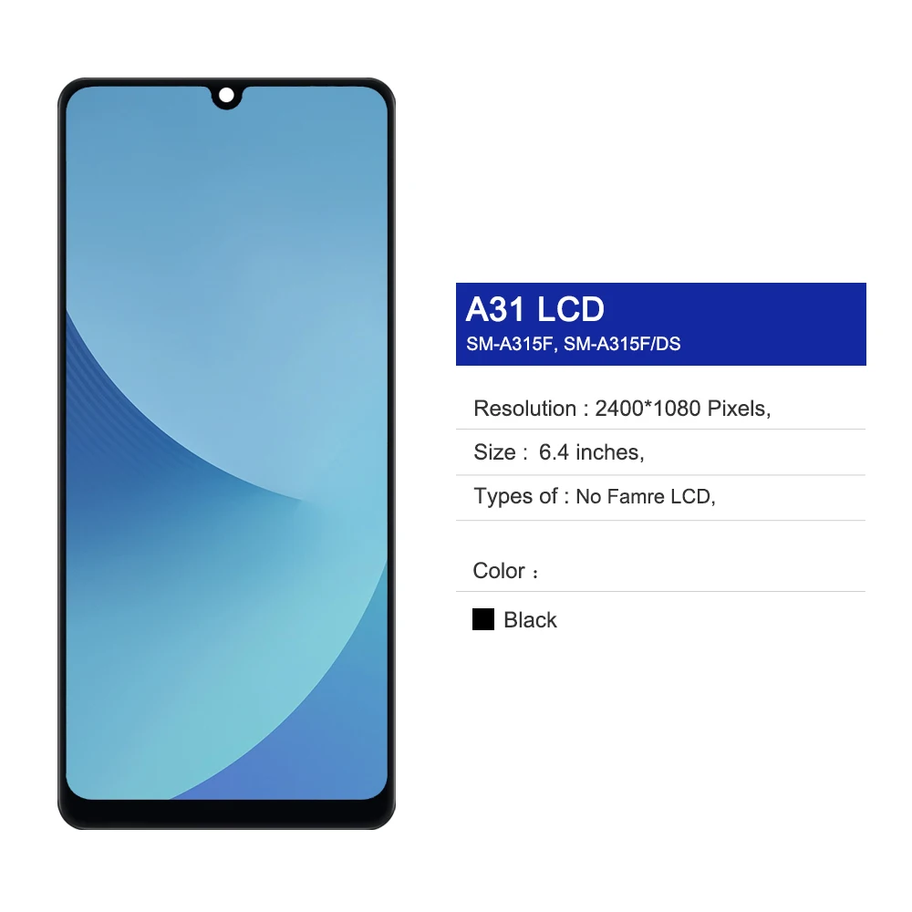 100% Тестовый дисплей с сенсорным экраном и сборкой ЖК-дисплея для Samsung Galaxy A30s A307F A307 A307FN A30S