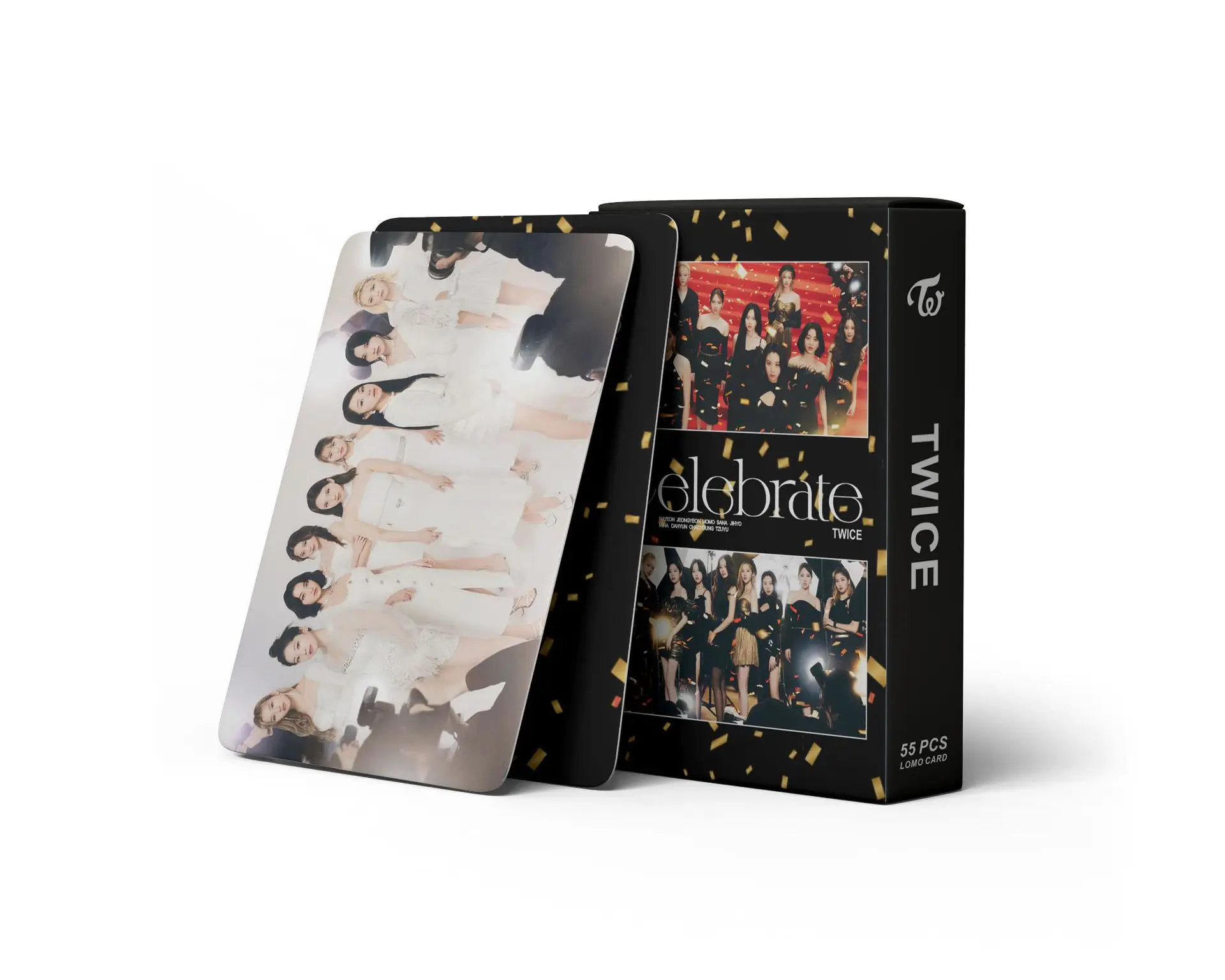 

55pcs/set Kpop Idol Lomo Cards Twice CELEBRATE Photocards Photo Card Postcard for Fans Collection