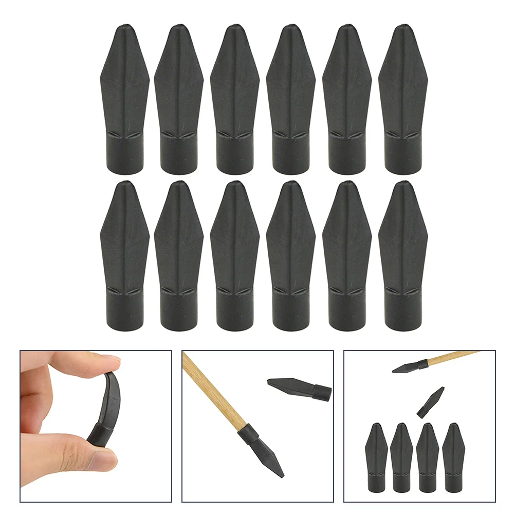 

24pcs Arrow Heads Archery Replacement Rubber Safety Shooting Game Arrow Tip
