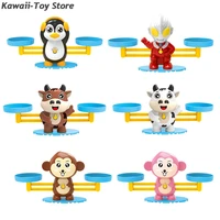 math toy digital monkey balance scale educational math penguin balancing scale number board game kids learning toys