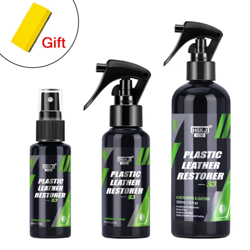 

S3 Car Plastic Restorer Polish for Interior Exterior Trim Long-lasting Cleaner Agent Hydrophobic Coating Car Chemicals HGKJ