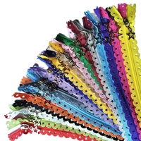 30cm 40cm 12 inch 16 inch nylon zipper sewing tailoring clothing 20 color 2050pcs 3 star lace