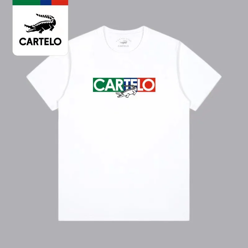 

2022 Fashion Men's CARTELO Fashion Casual Men's Short Sleeve T-Shirt Summer T-Shirt Harajuku Street Style Short Sleeve