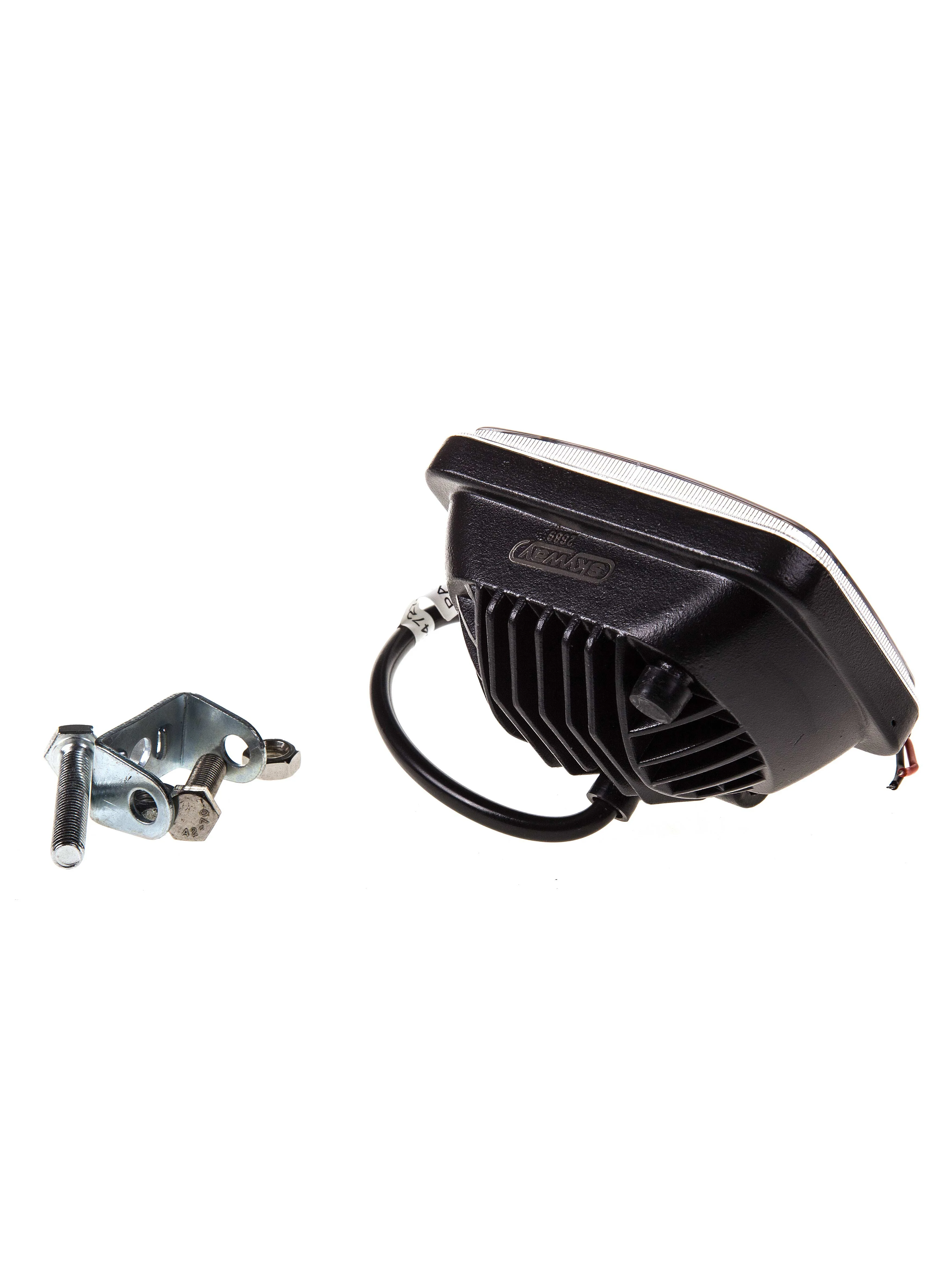 Фара светодиодная OFF ROAD 111*91*60мм прямоугольная 12V/24V 18W 6000К SKYWAY 6 диодов Дальний свет