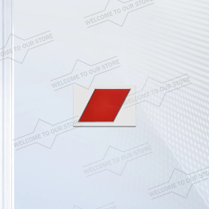 

Стайлинг автомобиля для RSQ8 RSQ3, новая буквенная эмблема, цветной корпус багажника, 3D металлический значок, наклейки, наклейка, автомобильные аксессуары