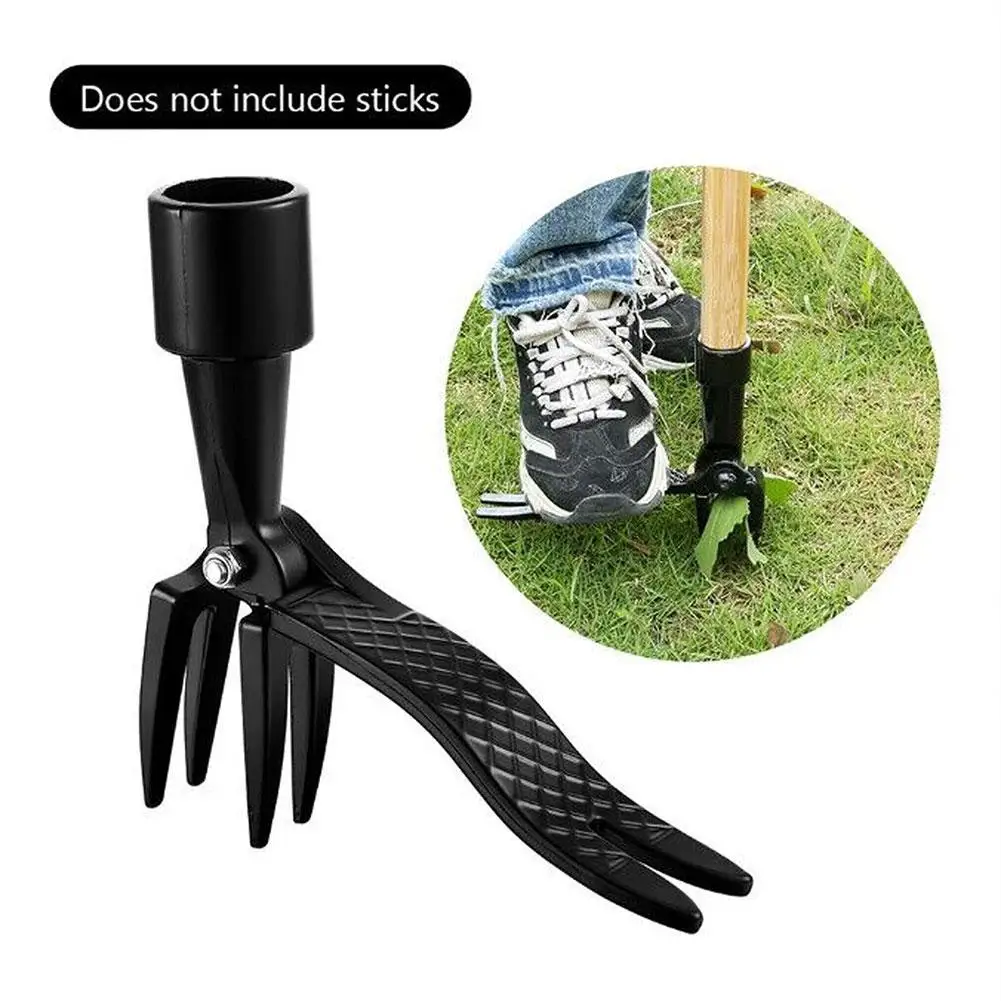 

Foot Pedal Claw Weeder Stand Up Weed Puller Replacement Head Manual Grass Weeder Digging Root Remover Tool Garden Weed Remover
