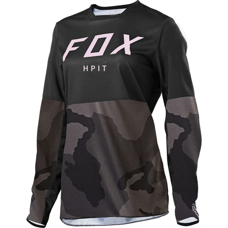 

Hpit Fox Women's Downhill Shirt For Mountain Bike, Sports T-Shirt For Women Cycling Jersey Maillot Ciclismo Shirts For Women